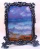"Lavender Sea-Ornate Pewter Frame"