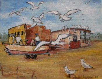 "Old Fish Market at Yzerfontein"