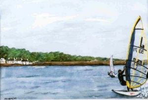 "Windsurfing, Scotland"