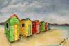 "Beach Huts on the Sand"