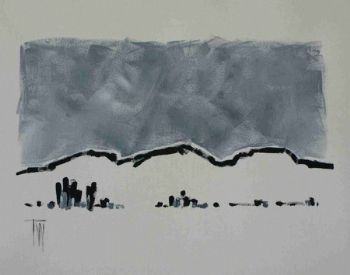"Landscape - Acrylic Sketch 1"