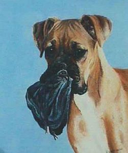 "Dog With Tobacco Pouch"