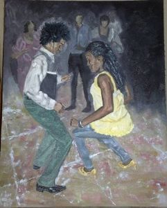 "Yellow dancing shoes"