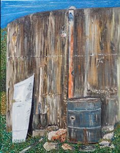 "Drink of Water at the Dam"