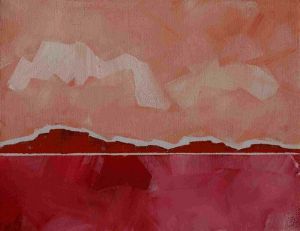 "Mountainscape 4 - Box Frame"