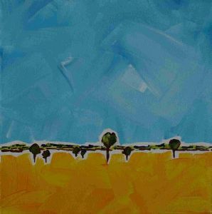"Ochre Landscape 1"