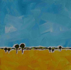 "Ochre Landscape 2"