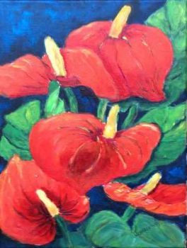 "Lovely Anthuriums"