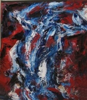 "Colour Blue diptych"