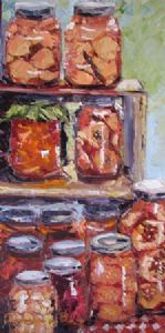 "Greyton - Canned Fruit at Market"