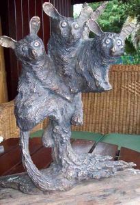 "Three Bushbabies"