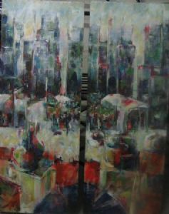 "City Life Diptych"