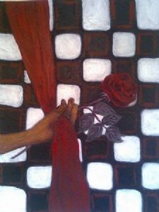 "Rose in hand 1"