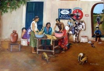 "Mexican Ladies at Work"