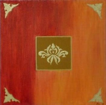"Red & Orange Abstract"