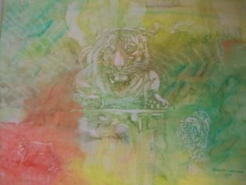 "In the eye of a Tiger"