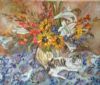 "Autumn Flowers with Leeloo"