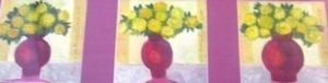 "Little Roses Triptych"