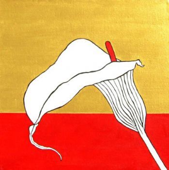 "Arum Gold & Red"