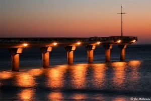 "Pier Lights 03 - Canvas"