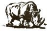 "Rhinos 2 (2 of Set of 3)"