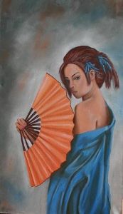 "Girl in Silk Gown"