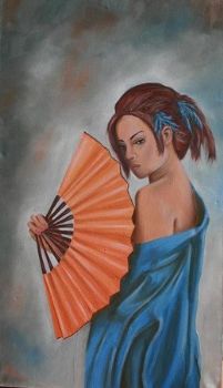 "Girl in Silk Gown"