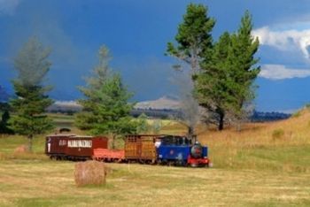 "hay Bails and Trains"