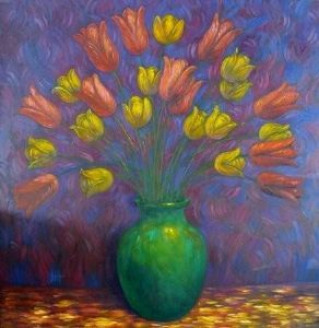 "Jazzy tulips"