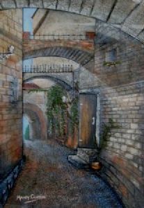 "Italian Cobbled Street"