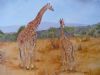 "Giraffes - Mother and Baby"