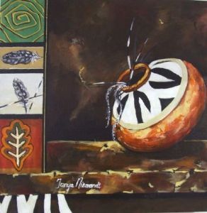 "African Pot Left Detail"