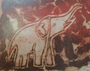 "Elephant in the Night Light 1"