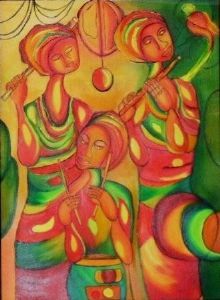 "Abstract African Ladies 2"