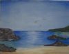 "Beach and Sea with Birds"