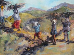 "Women Provisioning at De Rust"
