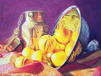 "Studies in Leuchtorange 1"