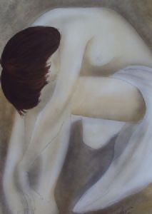 "Seated nude"