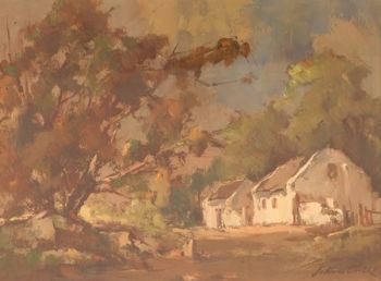"Trees With Cottage"