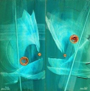 "Marine mood diptych"