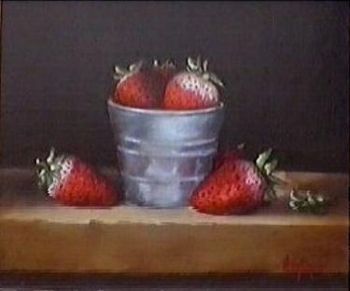 "Strawberries in a Bucket"