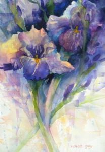 "Two Irises"