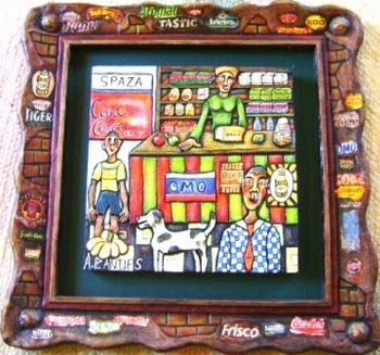 "Inside a spaza"