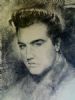 "Elvis in charcoal"