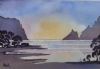 "The Heads in Knysna at Dusk"