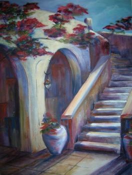 "Mediterranean Courtyard"