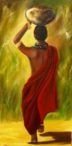 "Woman with bowl"
