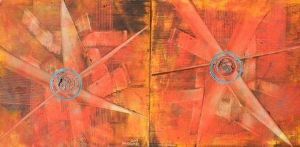 "Fire and Ice Diptych"