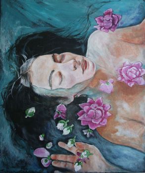 "Drifting Lotus Flower"