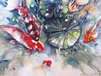 "Koi and Goldfish"